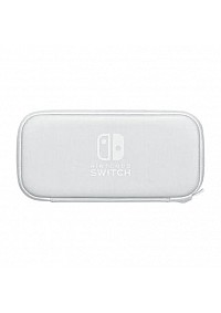 Étui De Transport Souple Pour Nintendo Switch Lite Blanc Officiel Nintendo
