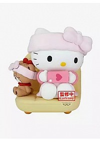 Figurine Sanrio Relaxing Time at Home Par Banpresto - Hello Kitty 12 CM