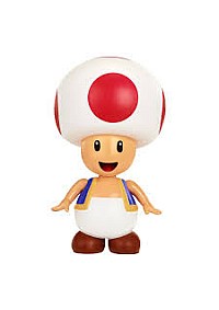 Figurine World Of Nintendo Super Mario Par Jakks Pacific - Toad Rouge 10 CM