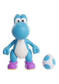 Figurine World Of Nintendo Super Mario Par Jakks Pacific - Yoshi Bleu 11 CM