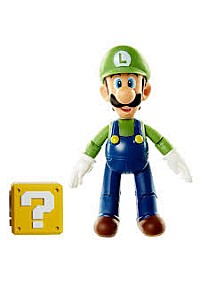 Figurine World Of Nintendo Super Mario Par Jakks Pacific - Luigi 11 CM