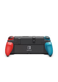 Ergonomic Neo Grip Grip Pour Nintendo Switch Par Skull & Co - Bleu Et Rouge