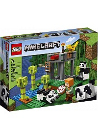Ensemble LEGO Minecraft - La Garderie Des Pandas (204 Pièces)