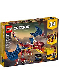 Ensemble LEGO Creator - Fire Dragon (234 Pièces)