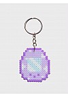 Porte Clef En Perles Tamagotchi Par Laeticia - Violet Nuage