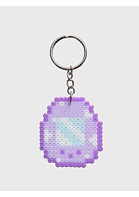 Porte Clef En Perles Tamagotchi Par Laeticia - Violet Nuage