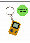 Porte clef en perles GameBoy par Laeticia - Jaune