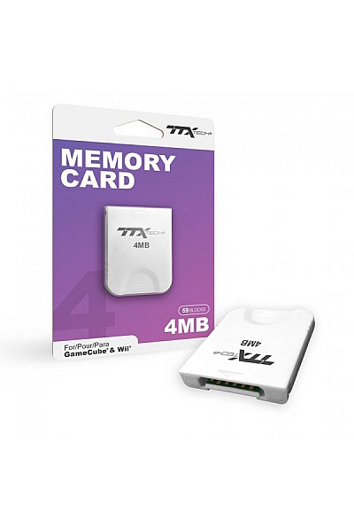 Carte Memoire Pour Nintendo Gamecube Par TTX TECH - 4 MB 59 Blocks