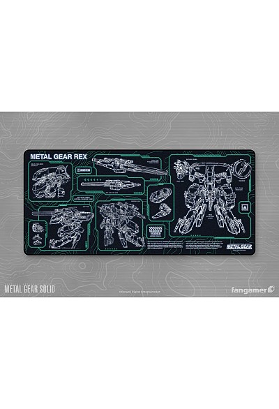 Tapis de Bureau (Desk Mat) Metal Gear Solid Par Fangamer - Méchanisé