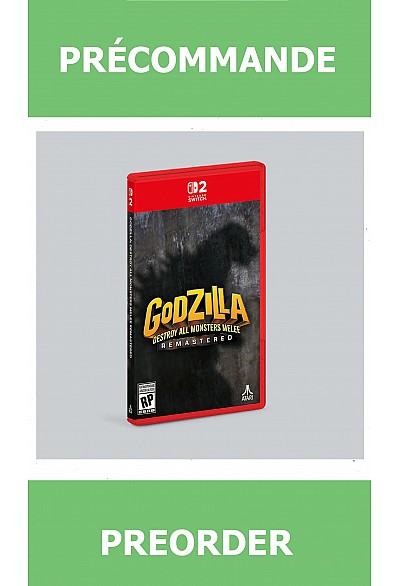 *Précommande* Godzilla: Destroy All Monsters Melee Remastered/Switch2 03/11/2026 54.99$