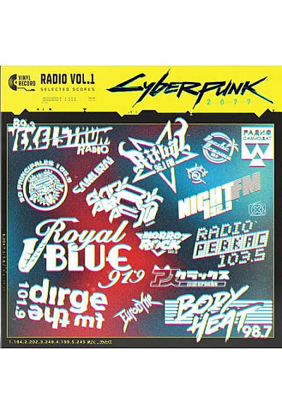 Disque Vinyle Trame Sonore/Soundtrack Cyberpunk 2077 Par CD Projekt Red - Radio OST Volume 1