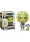 Figurine Funko Pop! Animation #689 Rick And Morty - Space Suit Rick with Snake
