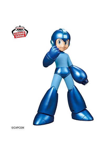 Figurine Mega Man Grandista Par Banpresto - Mega Man (Couleur Métallique) 22 CM