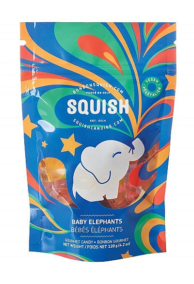 Jujubes Squish Vegan - Bébés Éléphants
