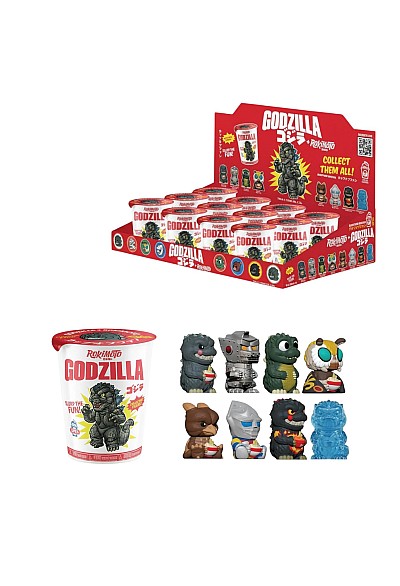 Boîte Mystère Figurine Godzilla Ramen Par Rokimoto - Un Item Au Hasard