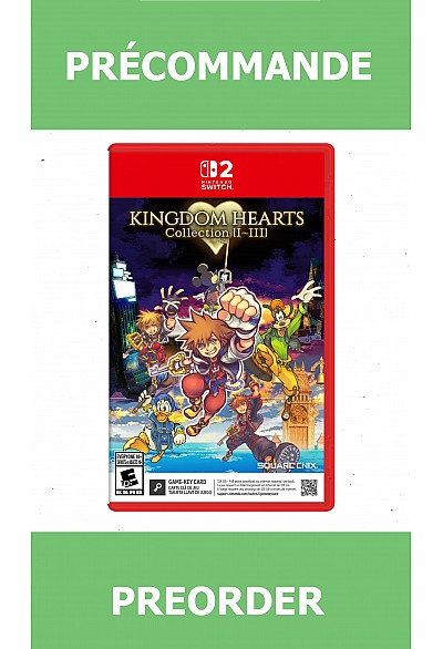 *Précommande* KINGDOM HEARTS Collection I–III (Game Key)/Switch2 08/10/2026 99.99$