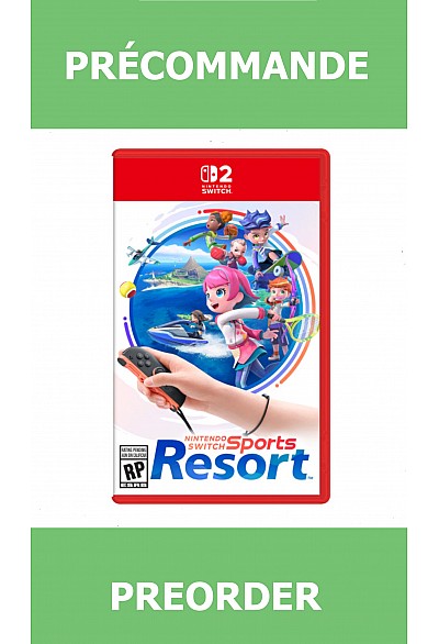 *Précommande* Nintendo Switch Sports Resort/Switch2 22/10/2026 84.99$