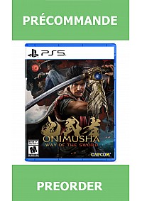*Précommande* Onimusha Way Of The Sword/PS5 25/09/2026 89.99$