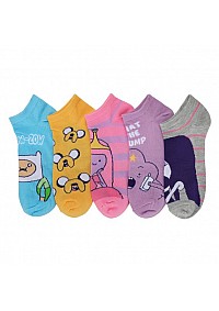 Ensemble De 5 Paires De Chaussettes Par Bioworld - Adventure Time