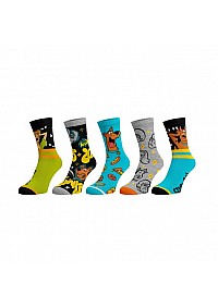 Ensemble De 5 Paires De Chaussettes Par Bioworld - Scooby Doo