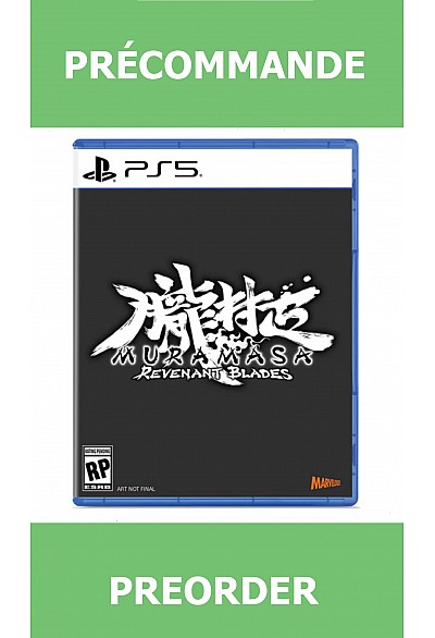 *Précommande* Muramasa Revenant Blades/PS5 31/03/2027 64.99$