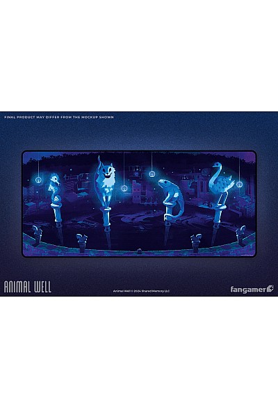 Tapis de Bureau (Desk Mat) Animal Well Par Fangamer - Des effigies dans les profondeurs