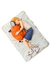 Figurine Chainsaw Man Break Time Collection Vol.4 Par Banpresto - Denji And Pochita 14 CM