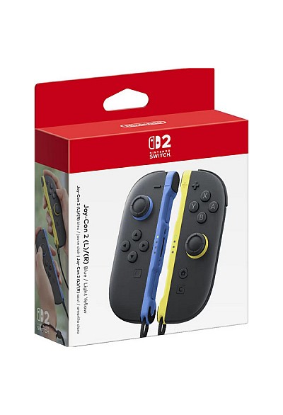 Manette Joy-Con 2 Gauche Et Droite Pour Nintendo Switch 2 - Bleue Et Jaune