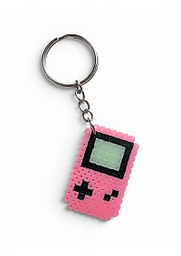 Porte Clef En Perles Game Boy Par Laeticia - Rose