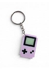 Porte Clef En Perles Game Boy Par Laeticia - Violet