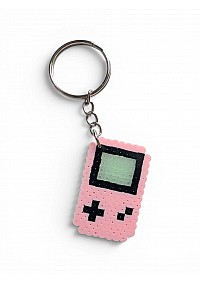 Porte Clef En Perles Game Boy Par Laeticia - Rose clair
