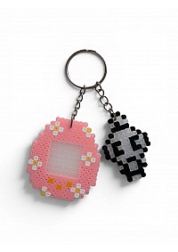 Porte Clef En Perles Tamagotchi Par Laeticia - Memetchi