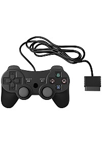 Manette Pour PS2 / Playstation 2 / PS1 Générique - Noire