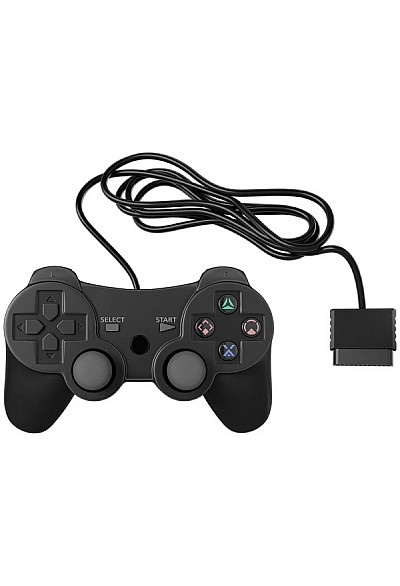Manette Pour PS2 / Playstation 2 / PS1 Par XYAB - Noire