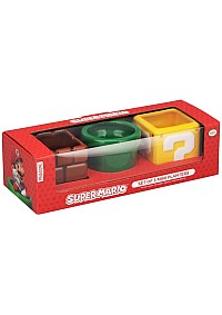 Ensemble De 3 Pots À Crayon/Plante Super Mario Par Paladone