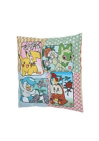 Coussin Pokemon Style Wagara Par Banpresto - Pikachu, Sprigatito, Fuecoco, Et Quaxly