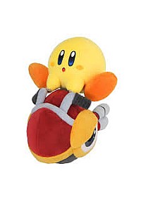 Toutou Kirby Air Riders Par Sanei - Kirby & Moto Wheelie 22 CM