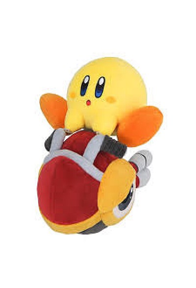 Toutou Kirby Air Riders Par Sanei - Kirby & Moto Wheelie 22 CM