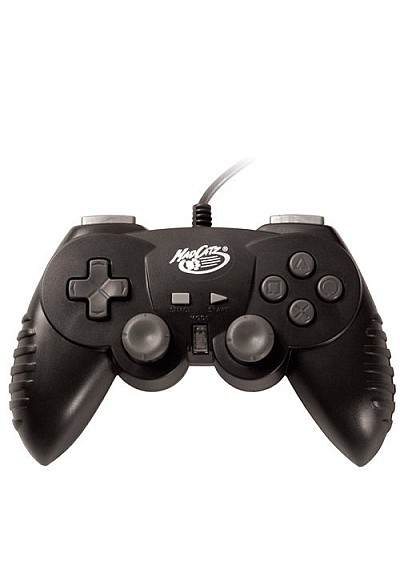 Manette Pour PS2 / Playstation 2 / PS1 Par Madcatz - Grise