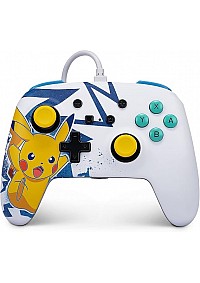 Manette Enhanced Controller Avec Fil Pour Nintendo Switch Par PowerA - Pikachu High Voltage