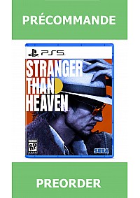 *Précommande* Stranger Than Heaven/PS5 15/01/2027 99.99$