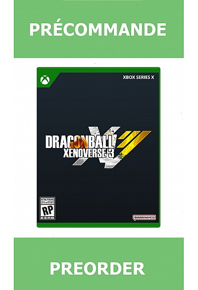 *Précommande* Dragon Ball Xenoverse 3/Xbox Series X 12/31/2026 99.99$