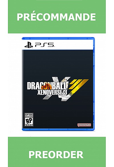 *Précommande* Dragon Ball Xenoverse 3/PS5 12/31/2026 99.99$