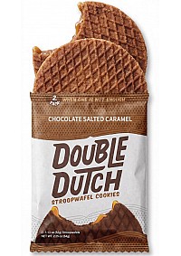 Biscuits Gauffré Par Double Dutch - Chocolat Caramel Salé (32G)