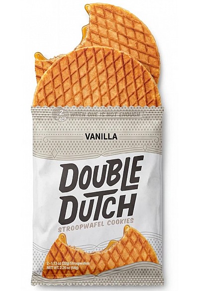 Biscuits Gauffré Par Double Dutch - Vanille (32G)