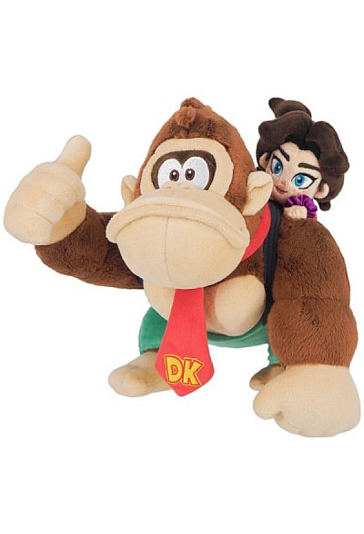 Toutou Donkey Kong Bananza Par Sanei - Donkey Kong et Pauline 25 CM