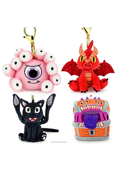 Boite Mystère Toutou Porte-Clé Par Kidrobot - Donjons & Dragons (Série 1) 7 CM (Un Item Au Hasard