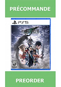 *Précommande* Final Fantasy VII: Revelation/PS5 08/04/2027 94.99$