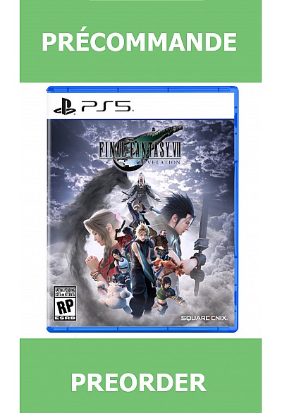 *Précommande* Final Fantasy VII: Revelation/PS5 08/04/2027 94.99$