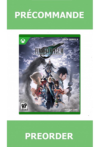 *Précommande* Final Fantasy VII: Revelation/Xbox Series X 08/04/2027 94.99$